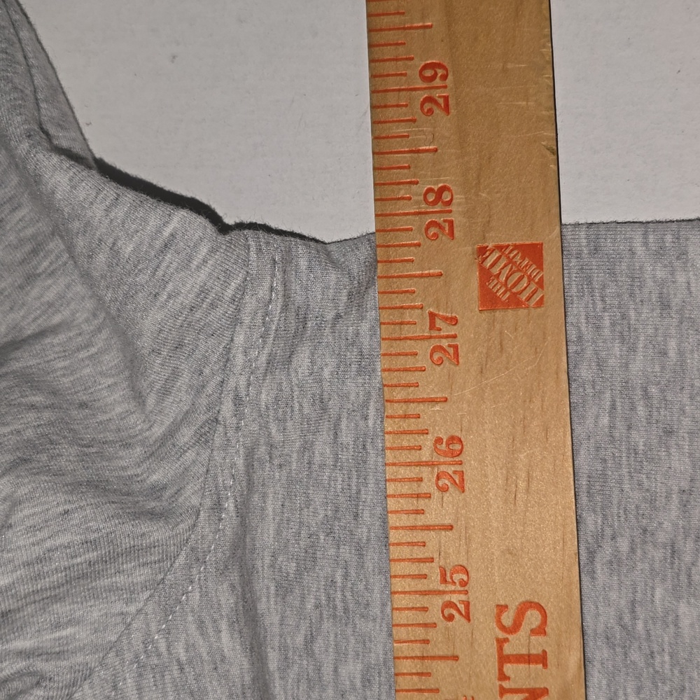 Lane Bryant Scoop Neck Heather Gray Sweatshirt Side Pockets Womens Size 22/24W - Picture 12 of 13